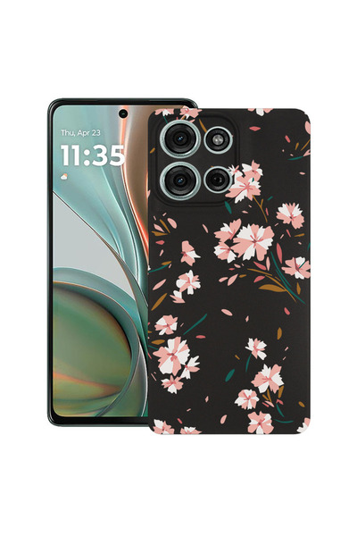 bestcase Υπέρλεπτη Θήκη για Motorola Moto G15 / G17 / G17 Power, Φλοράλ - Πασ...