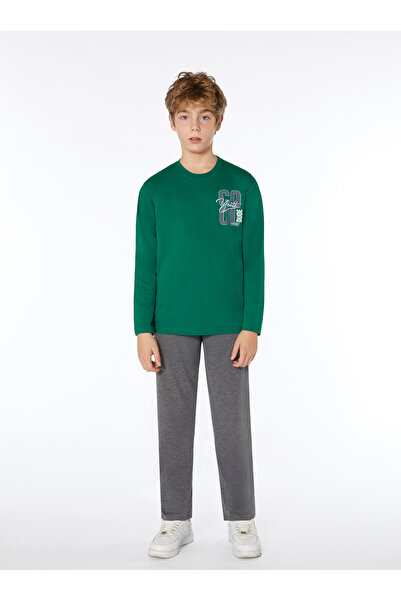 Elsima Men's Waiter Boy Long Sleeve Pajama Set Summer