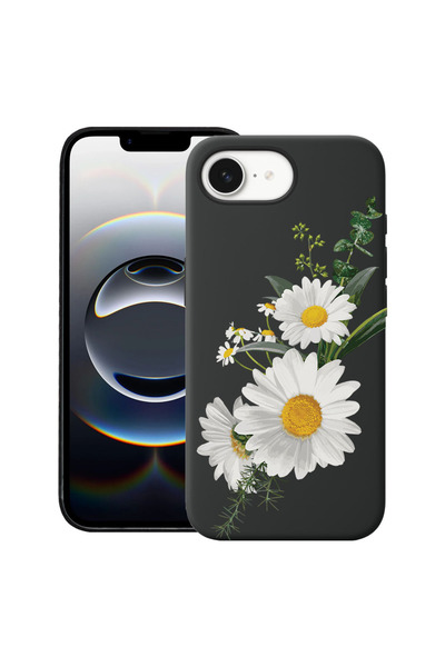 bestcase Ултра тънък калъф за Apple iPhone 16e / iPhone 17e, Флорален - Миним...