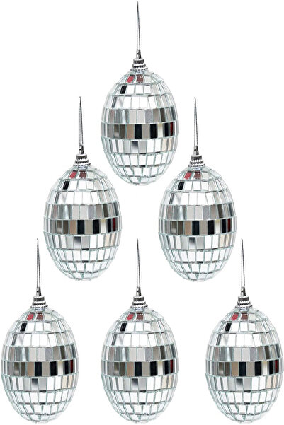 Tor Store 6'lı Set Disko Topu Yılbaşı Noel Ağacı Doğum Günü Parti Özel Gün Pa...