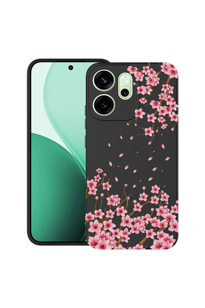 bestcase Υπέρλεπτη Θήκη για OPPO Reno14 F / FS, Φλοράλ - Ροζ Άνθος Κερασιάς, ...