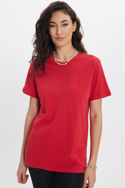 Tudors Γυναικεία μπλούζα με χαλαρή εφαρμογή, άνετη στάση σώματος, 100% βαμβακ...