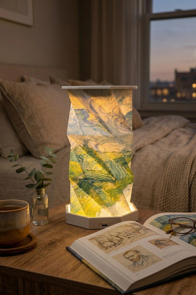 Letsii White Glow Katlanabilir Şarjlı Dekoratif LED Abajur Aydınlatma