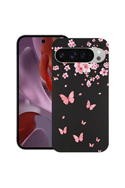 bestcase Υπέρλεπτη Θήκη για Google Pixel 10 Pro XL, Ροζ Άνθη Κερασιάς & Πεταλ...