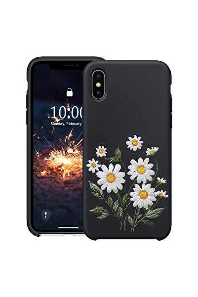 bestcase Husă Ultra Subțire pentru Apple iPhone XS / X, Florală - Margareta M...