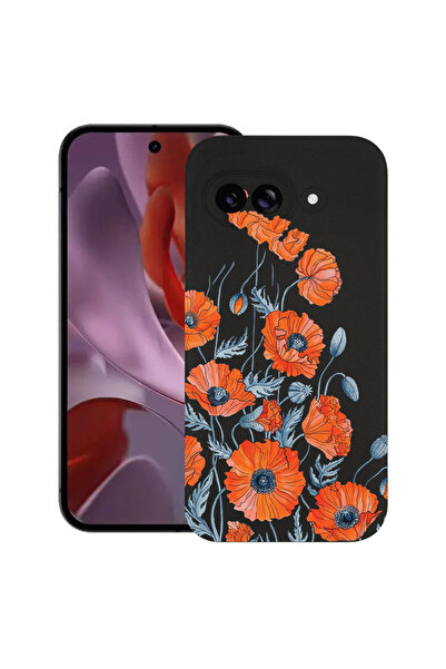 bestcase Husă Ultra Subțire pentru Google Pixel 10a, Florală - Poppy Minimali...