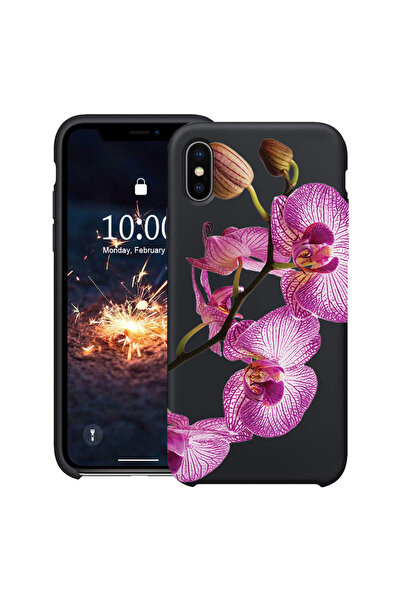 bestcase Υπέρλεπτη Θήκη για Apple iPhone XS / X, Φλοράλ - Ροζ Ορχιδέα, 207816...