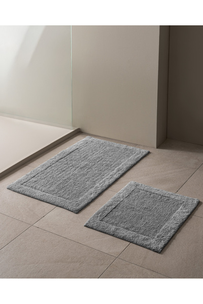 Madame Coco Χαλάκι μπάνιου Aube 2 τεμαχίων - Ανοιχτό γκρι