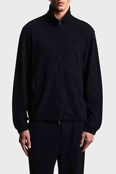 Emporio Armani Regular Fit Dik Yaka Fermuarlı Sweat Erkek SWEAT EM005042 AF23...