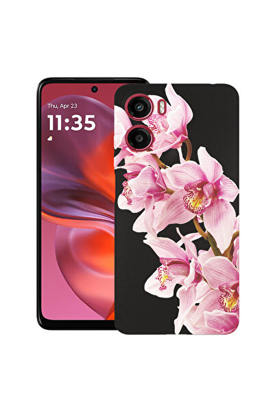 bestcase Υπέρλεπτη Θήκη για Motorola Moto G06, Φλοράλ - Κομψή Ροζ Ορχιδέα, 20...