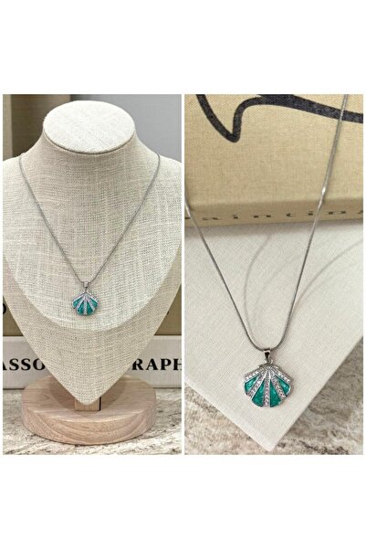 CA SHOPPİNG Steel Necklace with Oyster Figure