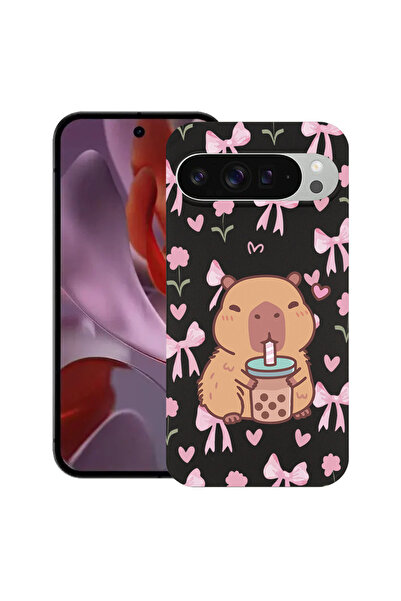 bestcase Husă ultra subțire pentru Google Pixel 9 / 9 Pro, cu desen animat dr...