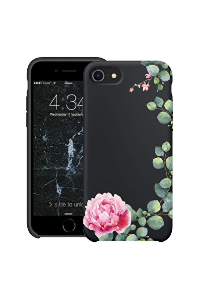 bestcase Ултра тънък калъф за Apple iPhone SE 3 / SE 2 / 8 / 7, Флорален - Ми...