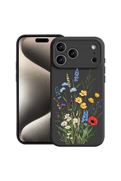 bestcase Υπέρλεπτη Θήκη για Apple iPhone 17 Pro, Χαριτωμένο Ανθοδέσμη με Λουλ...