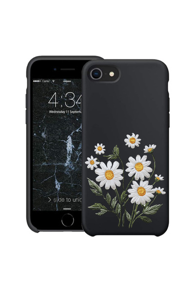 bestcase Husă Ultra Subțire pentru Apple iPhone SE 3 / SE 2 / 8 / 7, Florală ...