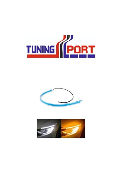 TuningPort Faraltı Kayar Led Şeffaf 60 Cm 2'li