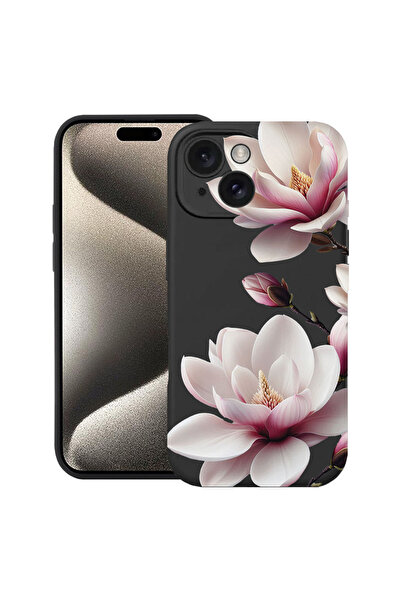 bestcase Υπέρλεπτη Θήκη για Apple iPhone 13, Φλοράλ - Ροζ Μανόλια, 2077956 B ...