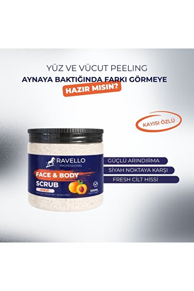 RAVELLO Kayısı Özlü Gözenek Temizleyici Erkek Yüz Peelingi