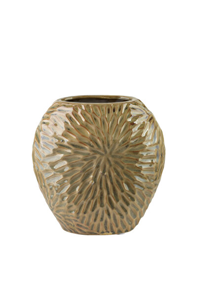 MONDEX Vase YARINE 20x10x20cm beige