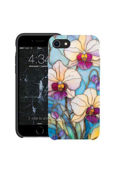 bestcase Υπέρλεπτη Θήκη για Apple iPhone SE 3 / SE 2 / 8 / 7, Φλοράλ - Ορχιδέ...