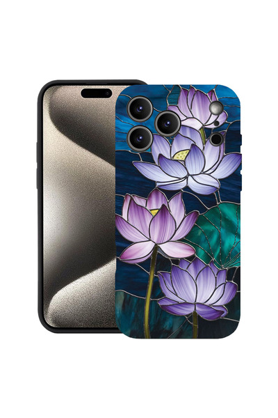 bestcase Husă Ultra Subțire pentru Apple iPhone 17 Pro, Florală - Lotus cu Ef...