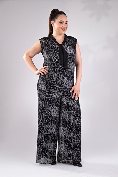 Roxxlen Γυναικεία μπλούζα μεγάλου μεγέθους με ριγέ σχέδιο