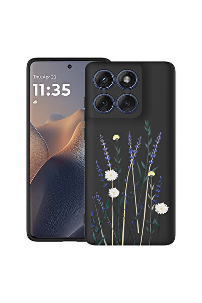 bestcase Υπέρλεπτη Θήκη για Motorola Edge 60 Pro, Φλοράλ - Μινιμαλιστικό Λεβά...