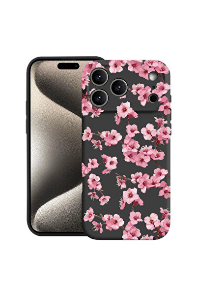 bestcase Υπέρλεπτη Θήκη για Apple iPhone 17 Pro, Φλοράλ - Αισθητικό Ροζ Κεράσ...