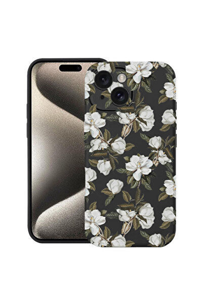 bestcase Υπέρλεπτη Θήκη για Apple iPhone 13, Φλοράλ - Παστέλ Άνθη Μανόλιας, 2...