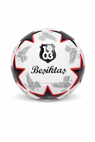CANSPORT Lisanslı Orjinal Beşiktaş Futbol Topu Yıldızlı Pompa Hediyeli