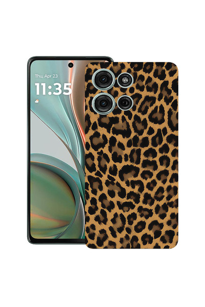 bestcase Υπέρλεπτη Θήκη για Motorola Edge 50 Pro, Με σχέδιο λεοπάρδαλης, 1803...