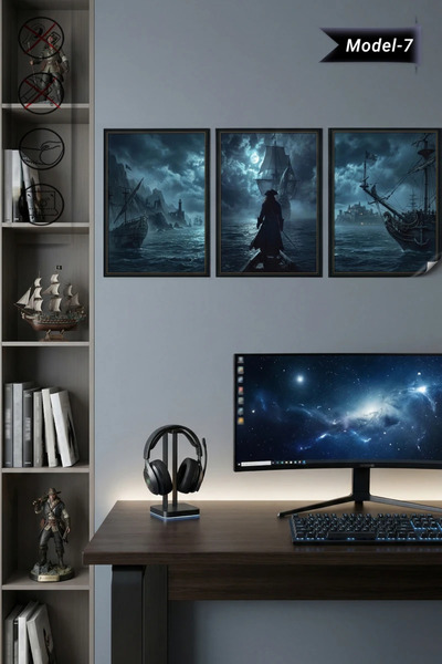 Akıllı Kağıt Τραπέζι με θέμα την Στατική Συγκράτηση - Αφίσα Anime (Μοντέλο- 7)