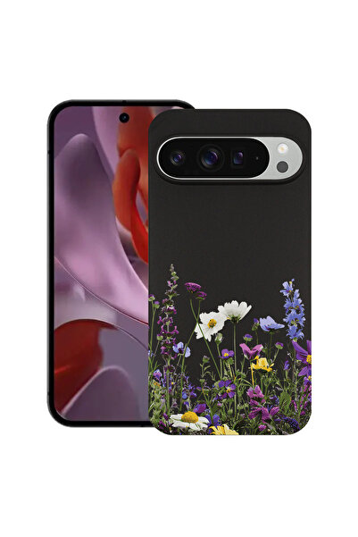 bestcase Υπέρλεπτη Θήκη για Google Pixel 9 / 9 Pro, Φλοράλ - Αγριολούλουδα, 1...