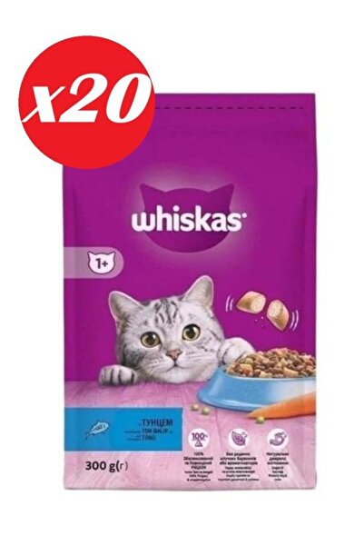 Whiskas Ton Balıklı ve Sebzeli Yetiş. Kedi M.300gr Set 20'li