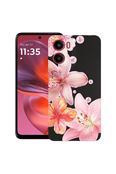 bestcase Υπέρλεπτη Θήκη για Motorola Moto G05 / Moto E15, Φλοράλ - Αισθητική ...