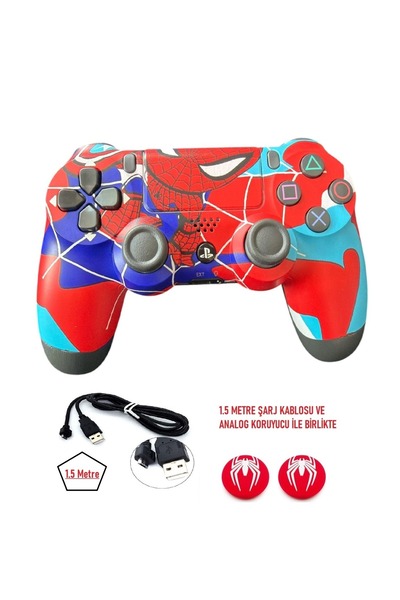Doreka Playstation Dualshock 4 V2 Ps4 Oyun Kolu Pc + Ps4 (1.5mt Kablo ve Anal...
