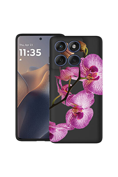 bestcase Υπέρλεπτη Θήκη για Motorola Edge 60 Pro, Φλοράλ - Ροζ Ορχιδέα, 20520...