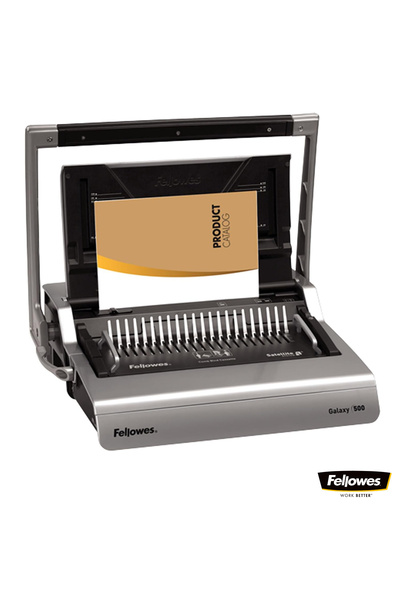 Fellowes Aparat de legat manual, Galaxy 500, cu inele din plastic, diametru m...
