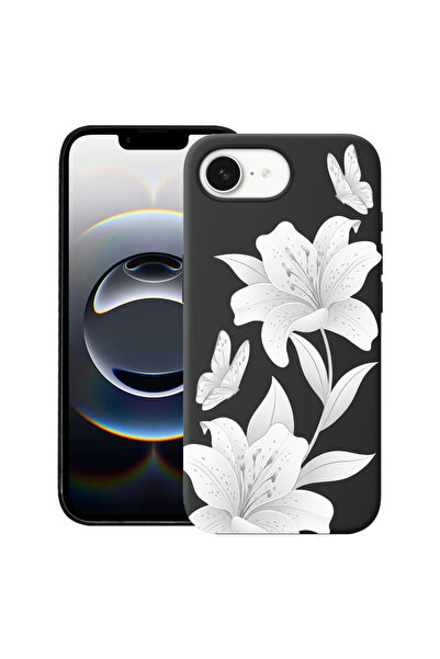 bestcase Ултра тънък калъф за Apple iPhone 16e / iPhone 17e, Флорален - Елега...