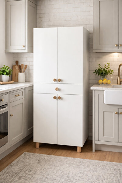 tms group mobilya 4 Kapaklı Çok amaçlı erzak dolabı