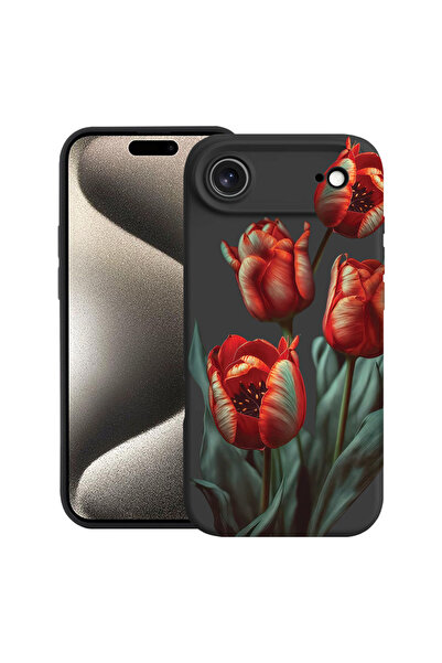 bestcase Υπέρλεπτη Θήκη για Apple iPhone 17 Air, Φλοράλ - Κόκκινη Τουλίπα, 20...