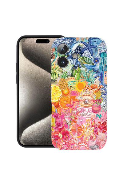 bestcase Husă Ultra Subțire pentru Apple iPhone 17, Tropical, 2052002 B 2037