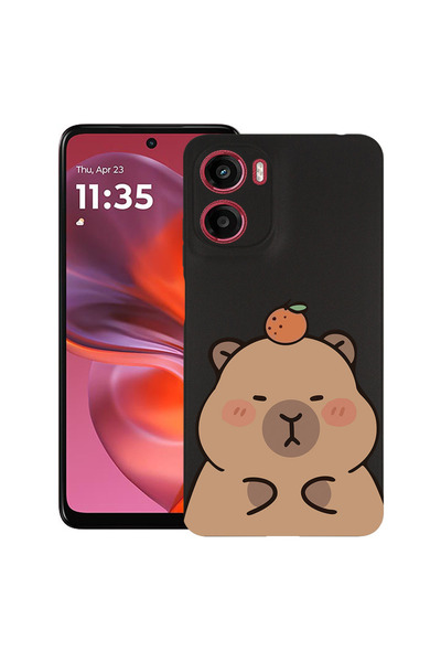 bestcase Husă Ultra Subțire pentru Motorola Moto G06, Capibara Drăguță, 20829...