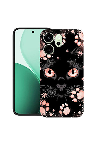 bestcase Υπέρλεπτη Θήκη για OPPO Reno14 F / FS, Μαύρη Γάτα, 2100009 B 2015