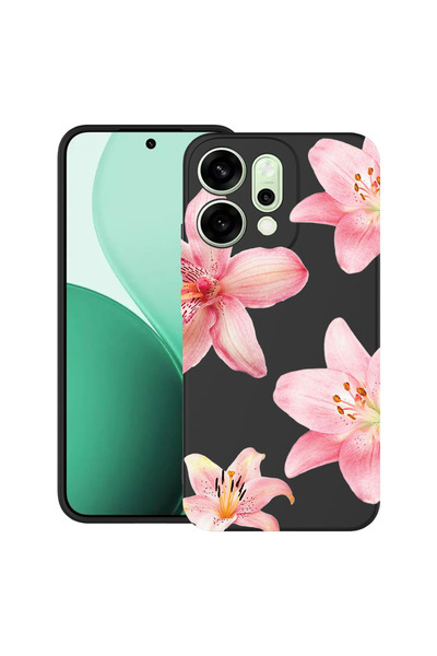bestcase Υπέρλεπτη Θήκη για OPPO Reno14, Φλοράλ - Κομψός Ροζ Λωτός, 2082899 B...