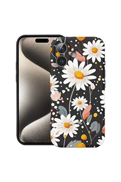 bestcase Husă Ultra Subțire pentru Apple iPhone 16, Florală - Margarete, 3137...
