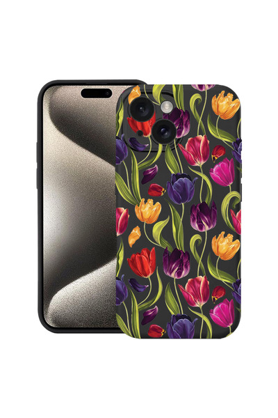 bestcase Υπέρλεπτη Θήκη για Apple iPhone 13, Φλοράλ - Σχέδιο Τουλίπας, 207795...