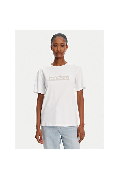 Patrizia Pepe Tricou de damă alb 2M4422/J274-W146