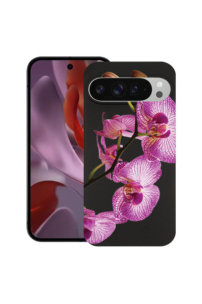 bestcase Υπέρλεπτη Θήκη για Google Pixel 10 / 10 Pro, Φλοράλ - Ροζ Ορχιδέα, 2...