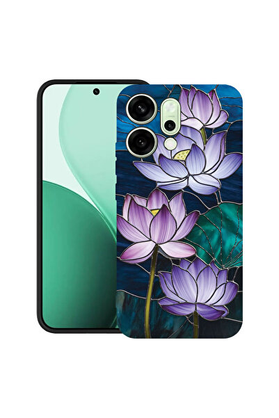 bestcase Υπέρλεπτη Θήκη για OPPO Reno14, Φλοράλ - Λωτός από Βιτρό, 2082899 B ...